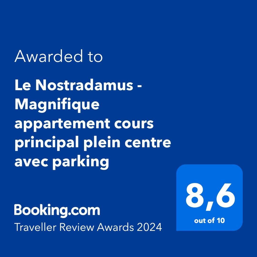Le Nostradamus - Magnifique Appartement Cours Principal Plein Centre Avec Parking Салон-де-Прованс Екстер'єр фото